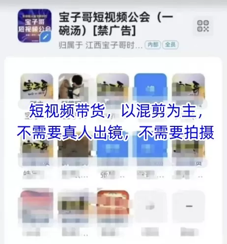 宝子哥头部团队短视频带货,以混剪为主,不需要真人出镜,不需要拍摄【更新26年1月】 宝子哥头部团队短视频带货,以混剪为主,不需要真人出镜,不需要拍摄【更新26年1月】