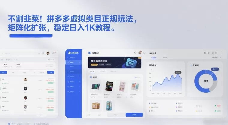 不割韭菜!拼多多虚拟类目正规玩法,矩阵化扩张,稳定日入1K教程【揭秘】 不割韭菜!拼多多虚拟类目正规玩法,矩阵化扩张,稳定日入1K教程【揭秘】