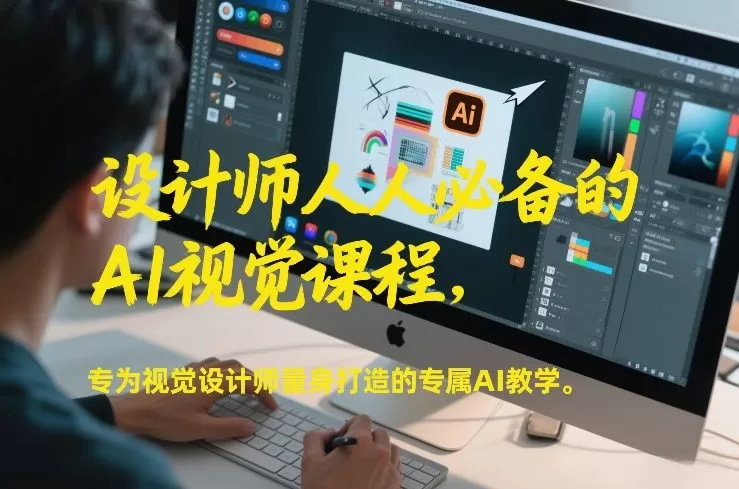 设计师人人必备的AI视觉课程，专为视觉设计师量身打造的专属AI教学我爱资源网-www.52zy.xyz我爱资源网