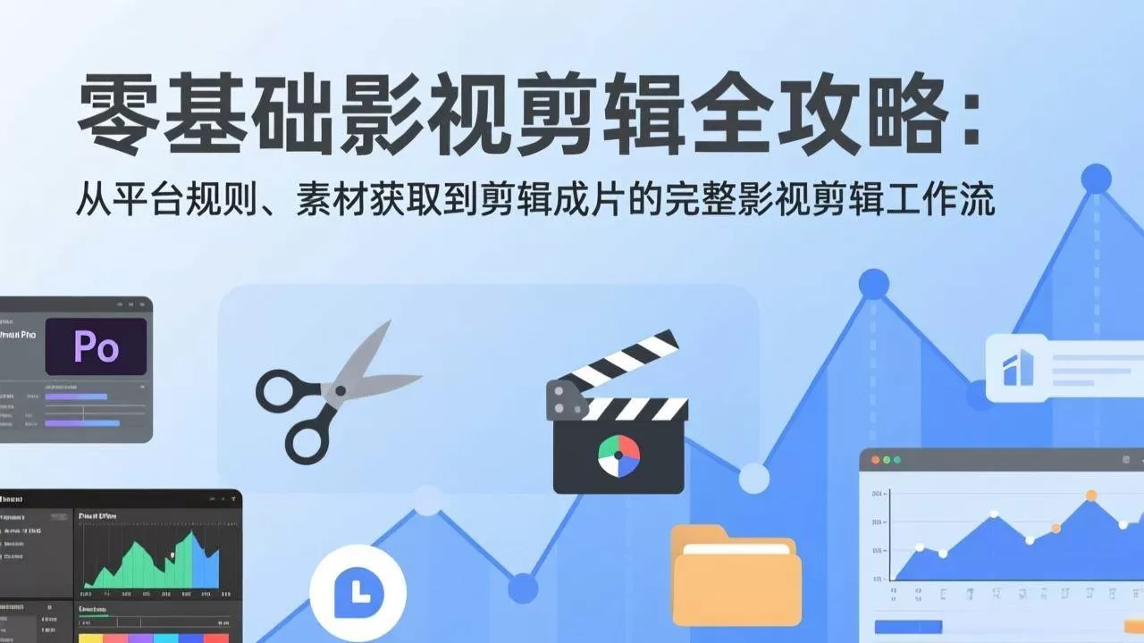 (17336期)零基础影视剪辑全攻略:从平台规则、素材获取到剪辑成片的完整影视剪辑工作流 (17336期)零基础影视剪辑全攻略:从平台规则、素材获取到剪辑成片的完整影视剪辑工作流