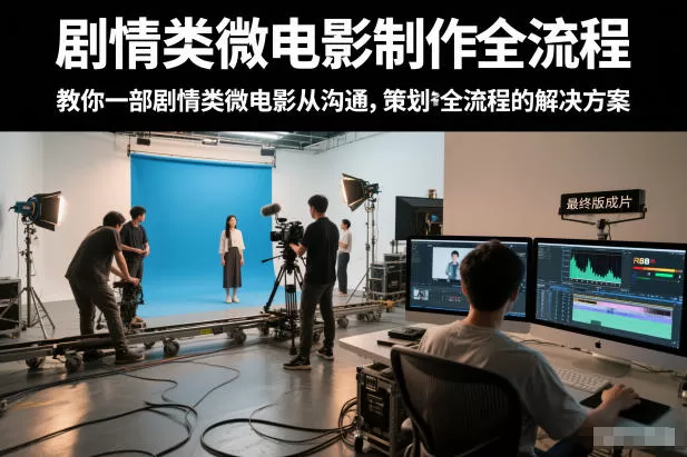 剧情类微电影制作全流程，教你一部剧情类微电影从沟通，策划到拍摄制作全流程的解决方案我爱资源网-www.52zy.xyz我爱资源网