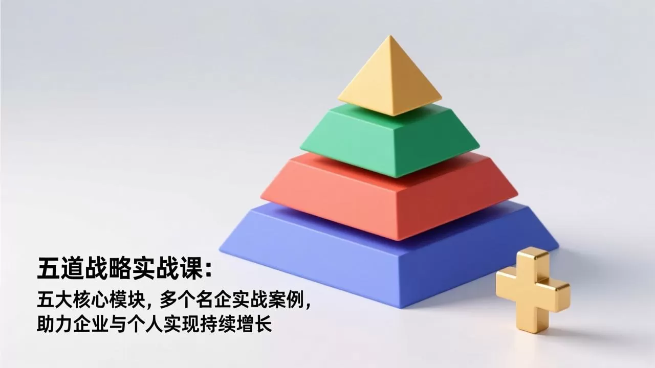 五道战略实战课：五大核心模块，多个名企实战案例，助力企业与个人实现持续增长我爱资源网-www.52zy.xyz我爱资源网