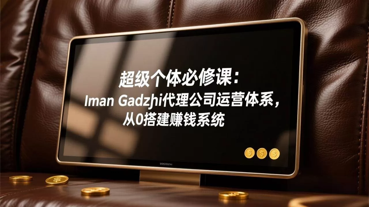 （17525期）超级个体必修课：Iman Gadzhi代理公司运营体系，从0搭建赚钱系统我爱资源网-www.52zy.xyz我爱资源网