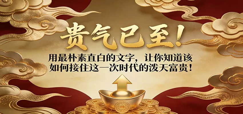 付费文章：贵气已至！用最朴素直白的文字，让你知道该如何接住这一次时代的泼天富贵！我爱资源网-www.52zy.xyz我爱资源网