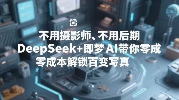不用摄影师、不用后期，DeepSeek+即梦AI带你零成本解锁百变写真！我爱资源网-www.52zy.xyz我爱资源网