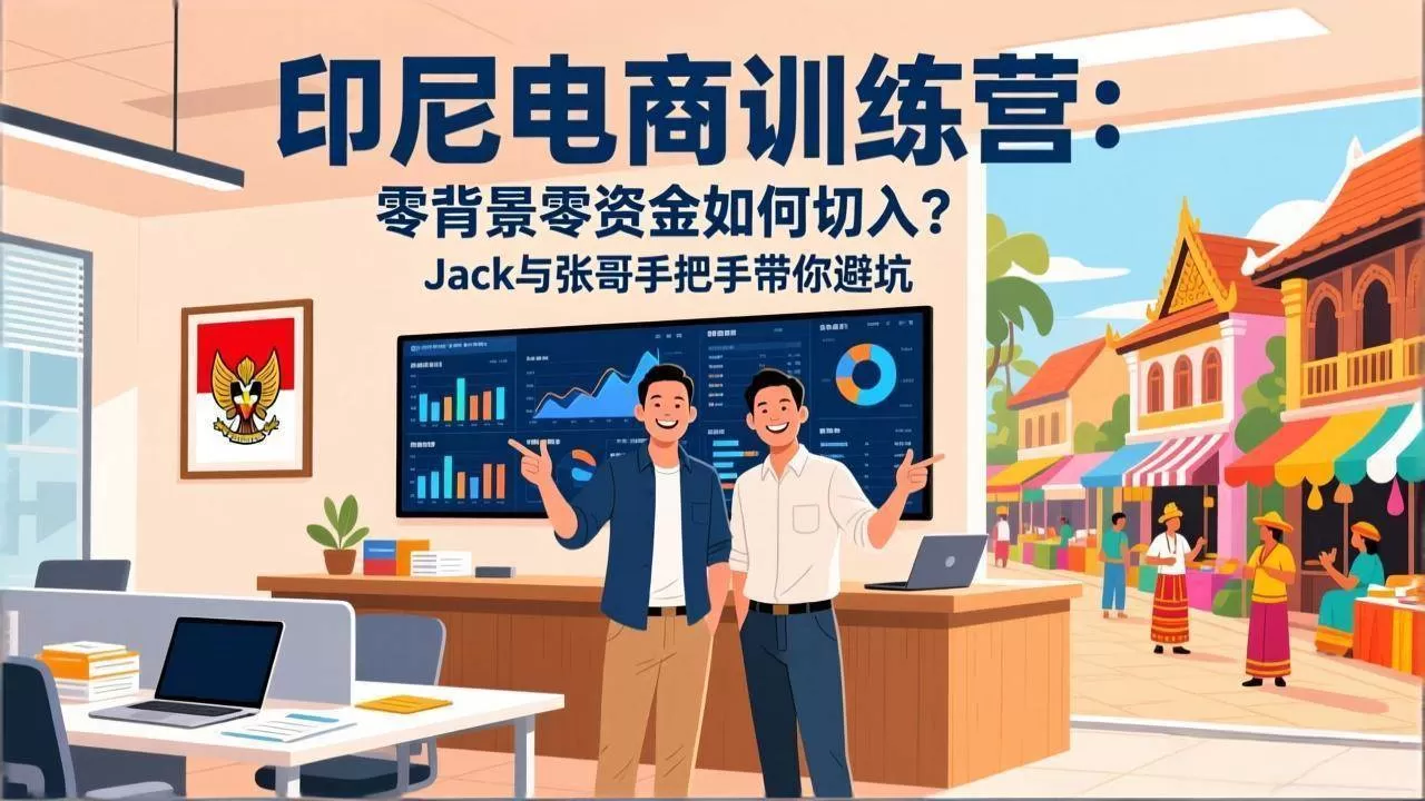 （17533期）印尼电商训练营：零背景零资金如何切入？Jack与张哥手把手带你避坑我爱资源网-www.52zy.xyz我爱资源网