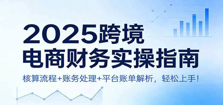 2025跨境电商财务实操指南：核算流程+账务处理+平台账单解析，轻松上手！我爱资源网-www.52zy.xyz我爱资源网