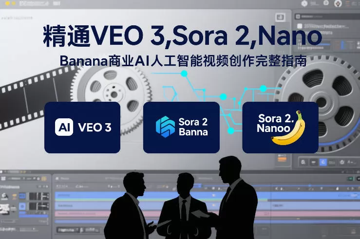 精通VEO 3，Sora 2，Nano Banana商业AI人工智能视频创作完整指南我爱资源网-www.52zy.xyz我爱资源网