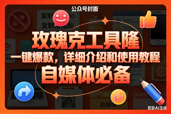 （17297期）玫瑰克隆工具，ai鲁大魔，自媒体必备神器，一键爆款神器，详细教程。我爱资源网-www.52zy.xyz我爱资源网