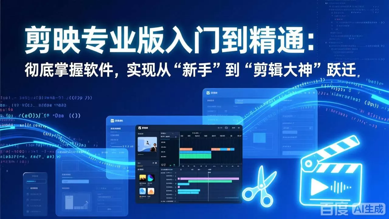 （17321期）剪映专业版入门到精通：彻底掌握软件，实现从“新手”到“剪辑大神”跃迁我爱资源网-www.52zy.xyz我爱资源网
