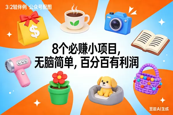 （17114期）8个必赚小项目，无脑简单，百分百有利润，副业首选，日入300+我爱资源网-www.52zy.xyz我爱资源网