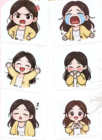 一张照片秒变多种表情包,三步就能拥有专属表情包库,零门槛玩转社交新玩法【文档】 一张照片秒变多种表情包,三步就能拥有专属表情包库,零门槛玩转社交新玩法【文档】