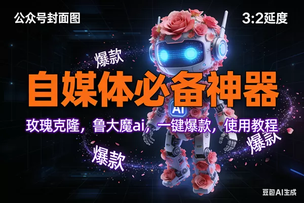 （17334期）玫瑰克隆工具，ai鲁大魔，自媒体必备神器，一键爆款神器，详细教程。我爱资源网-www.52zy.xyz我爱资源网